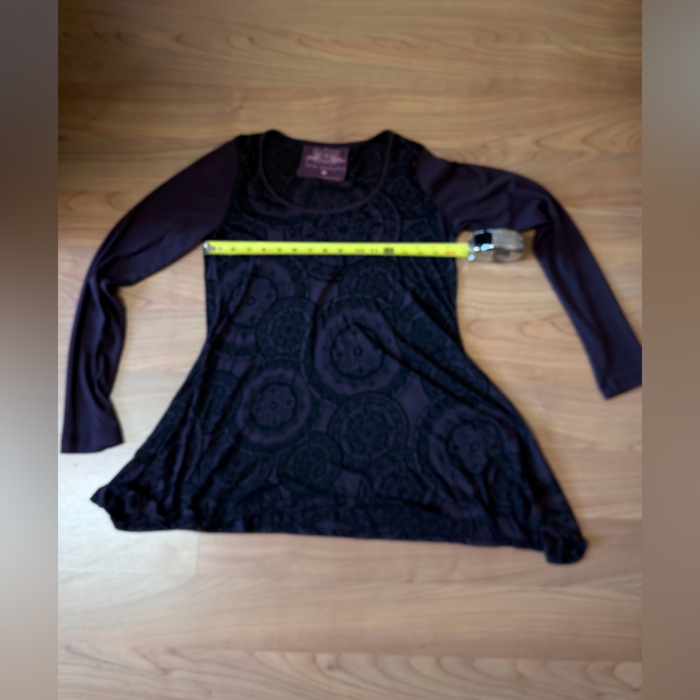 Pink lotus for Athleta purple burnout long sleeve top